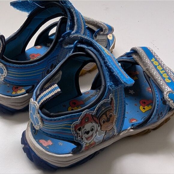 Nickelodeon TM Boy Sandals Paw Patrol Open Toed Kids Size 10 Light Ups - Picture 3 of 5